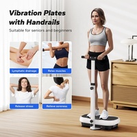 Wells how Sport Vibrations platte Trainings gerät Vibrations platte Trainings gerät mit Handläufen für Frauen Männer