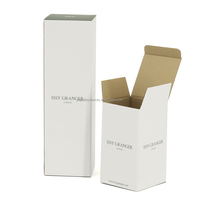 2024 logotipo personalizado perfume blanco mate de gama alta, vela, caja de embalaje de jabón caja de tarjeta