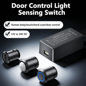 Interruptor Automático <span class=keywords><strong>de</strong></span> Detección 12V/24V para <span class=keywords><strong>Armario</strong></span>/Guardarropa, Táctil/Escaneo Manual/Regulable/Control <span class=keywords><strong>de</strong></span> Puerta, Cierre Retardado por 30 Segundos - Product Image 1