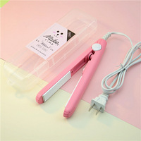 Nouveaux produits OEM petits outils de coiffure de différentes couleurs fer à lisser noir fer plat pour femmes voiture électrique à LED
