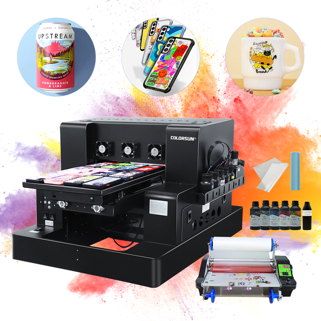 New Arrival A3 UV Printer Flatbed Printing Machine Automatic Printer UV Direct Printer for Phone Cases Acrylic Metal Leather