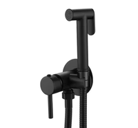 Robinet de douche mural moderne en laiton avec pulvérisateur portable, mélangeur eau chaude/froide, jet vertical, ensemble de robinets