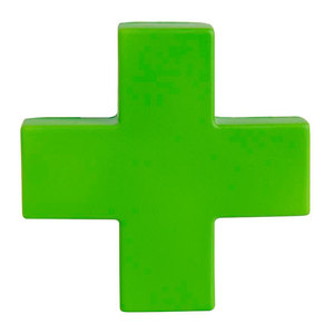 Palline Antistress Personalizzate a Forma di Croce Rossa e Verde, Logo Promozionale, Morbide in TPR, Regalo Medico, Pronto Soccorso, Salute e Benessere - Product Image 4