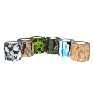 Pansement auto-adhésif Master 5cmx4.5m, imperméable, respirant, pour premiers secours en extérieur, motif camouflage, bande hémostatique - Product Image 1