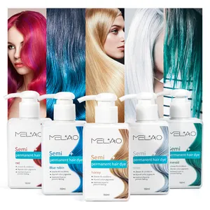 MELAO Professional Haar färbemittel Herbal Semi Permanent Hair Dye Color Deposit ing Conditioner