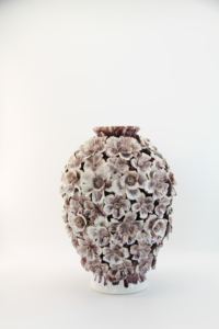 3 डी सुंदर फूल सिरेमिक वेस फूल वैस सिरेमिक गहने वसंत और ग्रीष्मकालीन उद्यान घर सजावट - Product Image 6