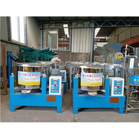 Automatische kleine centrifugale oliefiltermachine van roestvrij staal voor thuisgebruik - voor olijfolie, sojaboon- en sesamolie, nieuwe staat, motor