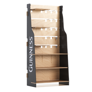 Étagères italiennes de qualité personnalisée, présentoir en bois à emboîtement pour boissons alcoolisées - Product Image 4