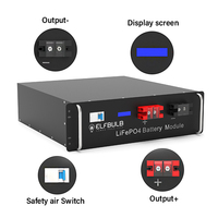 Batterie haute capacité Batterie lithium-ion 12 volts Batteries au lithium Prix Batterie solaire montée sur rack 12.8v 100Ah