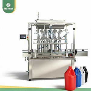 5-10 <span class=keywords><strong>litres</strong></span> résistant à la corrosion acide mousseux liquide Machine de remplissage verre PET gros tambours jerrycans pesant bouchage ligne de remplissage - Product Image 1