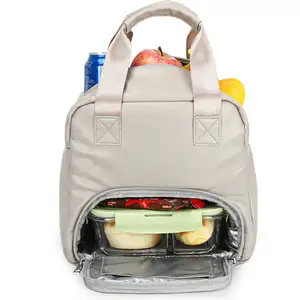 Insulated Lunch Cooler Bag Food Storage Carrier Travel Aluminium Thermal Insulated Bags Portable Cooler Insulated Kid Lunch Box