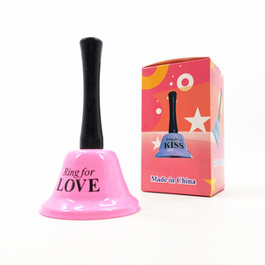 クリスマスギフトパーティーアクセサリーメタルベルリングセックスキスラブドリンクデスクテーブルコールベルリングセックス玩具パーティー寝室用面白い - Product Image 5