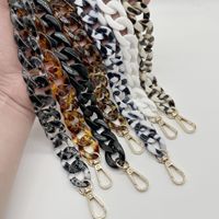 Chaîne de poignet amovible en acrylique en gros, chaîne de sac en résine, chaîne en plastique, sangle de téléphone, cordon de sac, accessoire de sac
