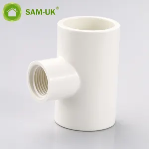 The supplier production and sales pvc high pressure reducing female internal thread tee pipe fittings