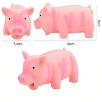 Nouveau jouet pour animaux de compagnie en forme de cochon, cochon couineur en latex, jouet de dentition durable pour chien, 3 couleurs disponibles, vente en gros