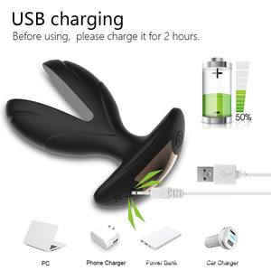 Masseur à télécommande à 8 vibrations avec modes de choc Dilatateur anal Vibrateur - Product Image 4