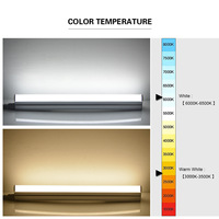 Lampu LED Terpadu T5 untuk Dapur di Bawah Kabinet, AC110-220V