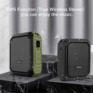 SHIDU M800 18W Loud Sound Portable PA Speaker System <strong>Bluetooth</strong> Headset Microphone Outdoor Waterproof Voice <strong>Amplifier</strong> for Teacher - Product Image 3