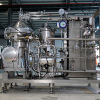 Séparateur centrifuge automatique à disques, moteur 220V 400W, capacité 501-1000L/H, 1000 tr/min, pour la séparation de la bière, du lait et de la crème