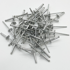 Remaches de impacto de extremo abierto DIN7337 con cabeza abombada zincada, remaches ciegos de aluminio y acero 3.2/4.0/4.8 para <span class=keywords><strong>remachadora</strong></span> - Product Image 2
