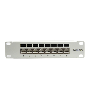 Panneau <span class=keywords><strong>de</strong></span> brassage blindé <span class=keywords><strong>8</strong></span> ports <span class=keywords><strong>de</strong></span> style allemand au meilleur prix auprès des fabricants chinois - Product Image 1
