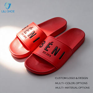 Claquettes personnalisées L&J avec logo, claquettes imprimées en 3D pour hommes, claquettes de plage embossées pour femmes, claquettes vierges pour sublimation, claquettes pour hommes - Product Image 1