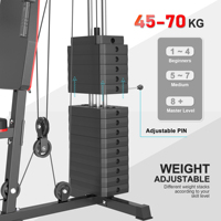 Appareil de musculation multifonctionnel de haute qualité pour la maison avec pile de poids sélectionnable