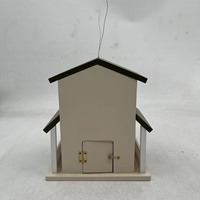 Kit de nichoir à oiseaux en bois FSC, nichoir à oiseaux en contreplaqué à assembler soi-même, à peindre, petite maison en bois pour jouets