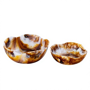 Disposable Eco-Friendly Biodegradable Durable Resin Bowl <b>Sets</b> Tableware Display Home Decor Snacks Cookies Customizable Designs - Product Image 1