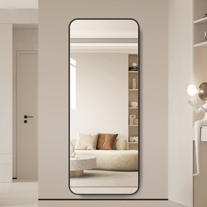 Phòng Thay Quần Áo Hiện Đại Lớn Màu Đen Kim Loại Khung Hoàn Chỉnh Bộ Sưu Tập Đứng Sàn Kính Gương Cho Dài Dresses Espejo - Product Image 3