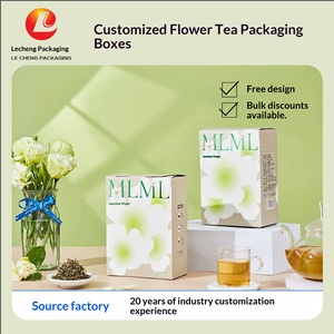 Custom Tea <b>Box</b> Printing Logo Kraft Paper Herbal Wellness Gift Set <b>White</b> Cardboard Packaging - Product Image 5