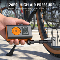 New Bicycle Wireless Inflator Pump with Brushless Motor, Fast Inflation, Automatic Shutdown, Portable Inflator Pump