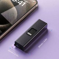 Briquet électrique rechargeable professionnel avec lampe torche LED et fonction d'autodéfense pour barbecue et cuisine – Lampe torche promotionnelle