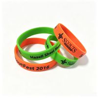 Bracelet en silicone personnalisé OEM ODM promotionnel en relief 3D