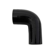 Logo personnalisé de marque, haute température, mur de 5mm, 4 plis, renfort, refroidissement, coude réducteur, tuyau en Silicone