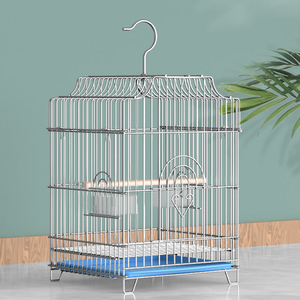 508 fabrika toptan açık <span class=keywords><strong>Aviary</strong></span> büyük kuş kafesleri kalın kaplama demir tel cockatiel kuş kafesi kilitleri - Product Image 2