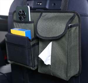 Organisateur de voiture Oxford solide, poche de rangement, support de rangement pour siège avant de voiture - Product Image 4