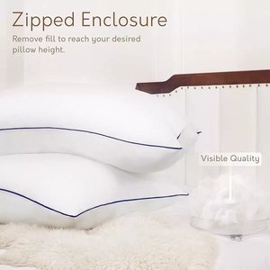 快適な睡眠のためのOEMファクトリーホテルコレクション100% ポリエステル繊維卸売ベッド枕 - Product Image 3