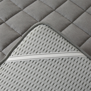 Colchón acolchado de poliéster de microfibra de lujo, Topper de enfriamiento alternativo impermeable para uso en <span class=keywords><strong>cama</strong></span> y Hospital - Product Image 3