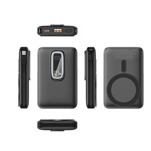 เวสดาร์ พาวเวอร์แบงค์ 10000mAh พร้อมที่ชาร์จไร้สายและที่ชาร์จนาฬิกา, จอแสดงผลดิจิตอล, สายชาร์จในตัว - Product Image 2