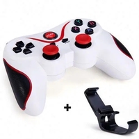 Control de Mando Inalámbrico BT3.0 T3 X3 para Videojuegos, Joystick para PC, Tableta Android, TV Box con Soporte