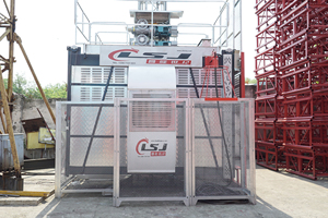 CLSJ marka bina asansörü inşaat asansörü kaldırma inşaat asansörü kiralama raf ve pinyon asansör - Product Image 5