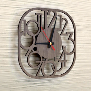 Sustainable Wood Wall <b>Clock</b> Handmade Eco Friendly Decorative Timepiece for Modern Home Decoration and Gifting - Product Image 1