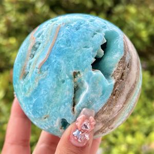 Venta al por Mayor de Esferas de Hemimorfita Natural Pulida, Cristal Curativo para Decoración del Hogar y Regalos Navideños - Product Image 2