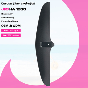 JFS HA 1000 ฟอยล์ไฮโดรฟอยล์สำหรับเล่นเซิร์ฟ ผลิตจากคาร์บอน น้ำหนักเบาเพียง 3 กก. สีดำ ขนาด 1310 ตร.ซม. รุ่น HA 1000 Wing จากโรงงานโดยตรง - Product Image 2