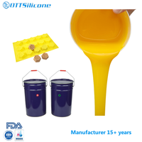 Caoutchouc de silicone de qualité alimentaire pour la fabrication de moules à bonbons rtv-2 caoutchouc de silicone