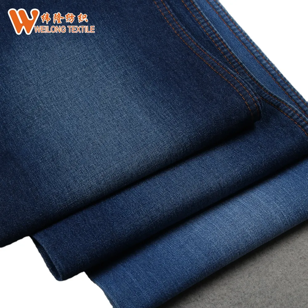 100% algodão indigo cor jeans materiais da tecido