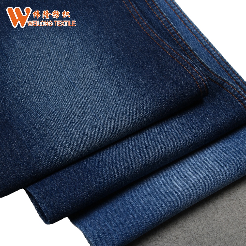 100% Cotton Indigo Color Jeans Fabric Materials