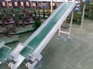 Trung Quốc Thương hiệu nổi tiếng vành đai băng tải PVC tốc độ di động cơ giới băng tải với bánh xe - Product Image 4