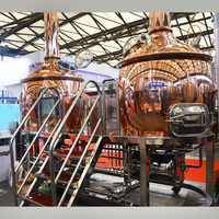 Micro-brasserie de bière 1000l avec cuivre rouge